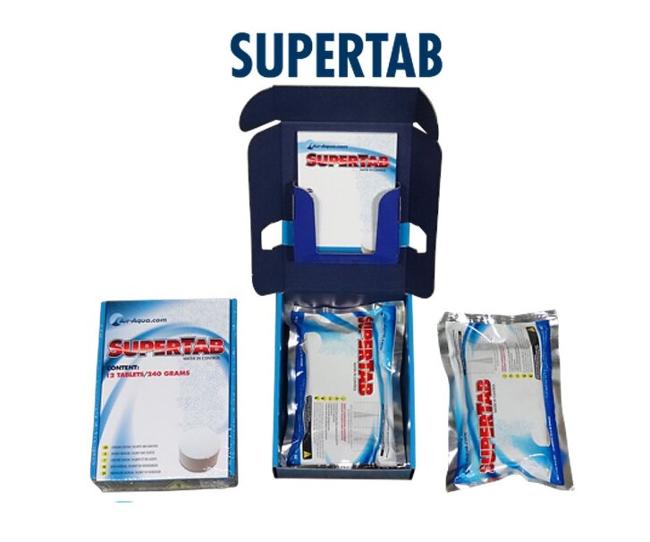 Super Tab pastiglie 12 pezzi - riduce i batteri anaerobici 