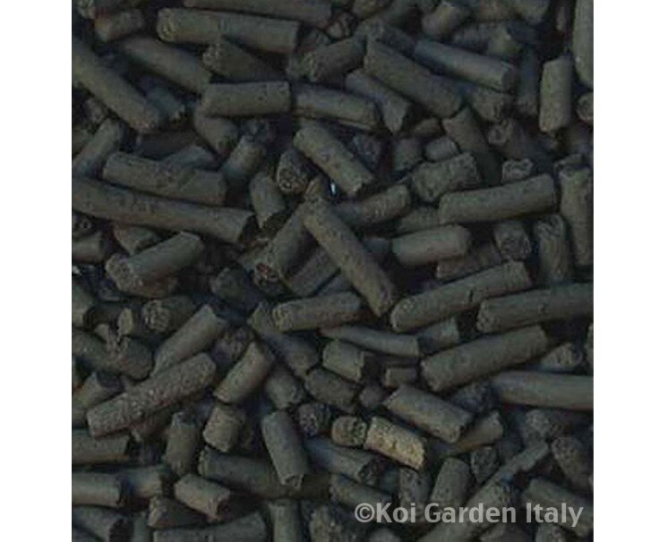 Materiale filtrante carbone attivo 4 kg (2 x 2 kg) per acquario e laghetto