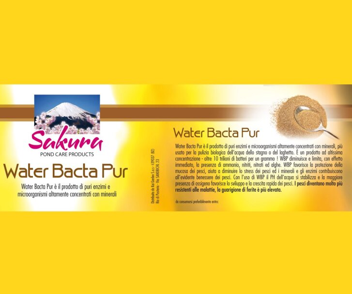 Water Bacta Pur 400 gr batteri per filtro laghetto